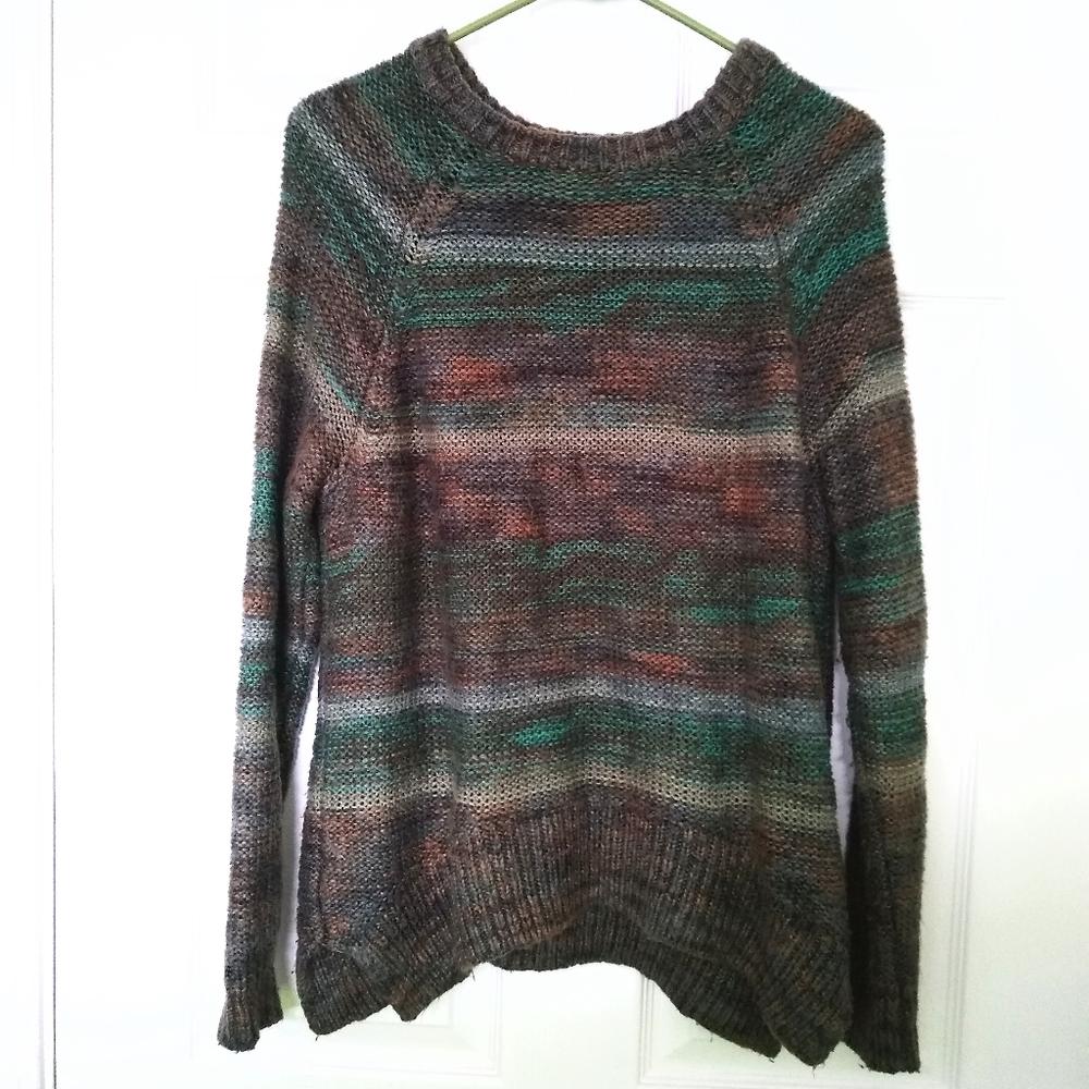 Mossimo Supply Co. knit moss green earthy crewneck sweater